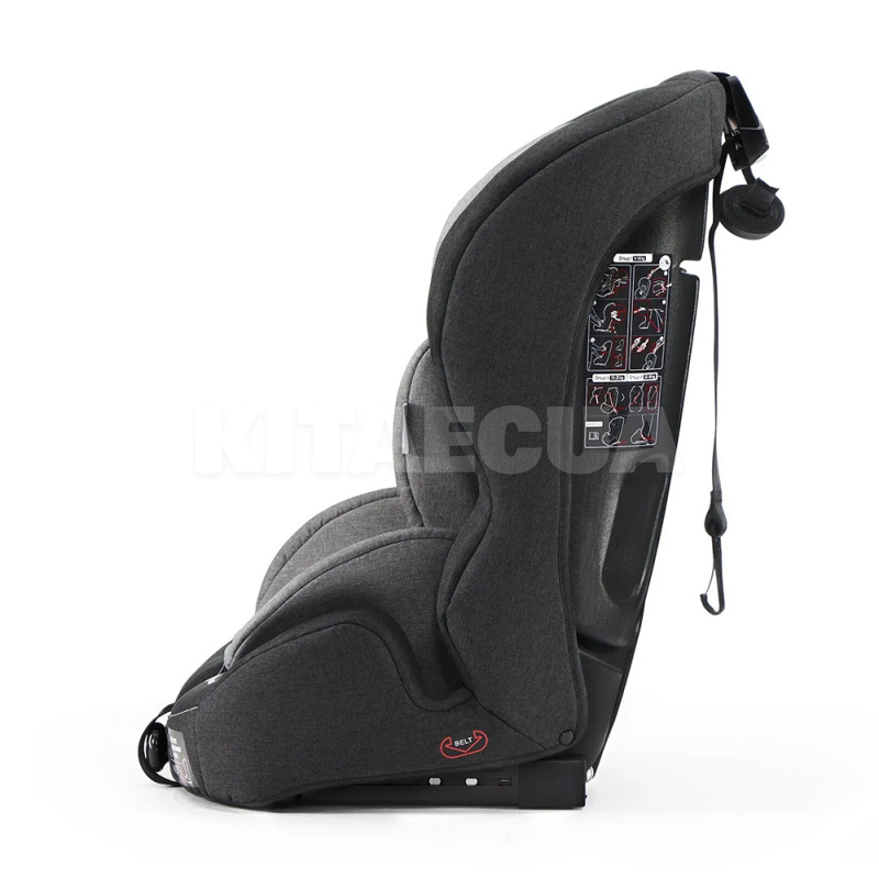 Автокресло детское Safety Fix Black-Gray 9-36 кг Kinderkraft (KKFSAFEBLGR000) - 5
