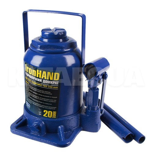 Домкрат гідравлічний пляшковий до 20т (185-360мм) VITOL (ДБ-20002H)