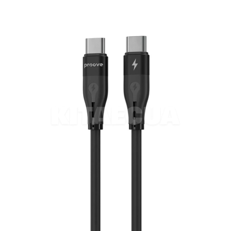 Кабель Type-C Type-C 60W 1м Soft Silicone черный PROOVE (492070001)