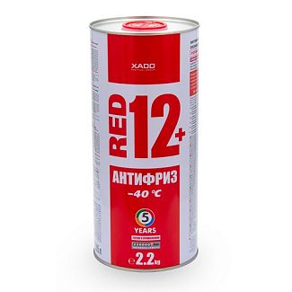 Антифриз червоний 2.2 кг G12+ -40ºС XADO