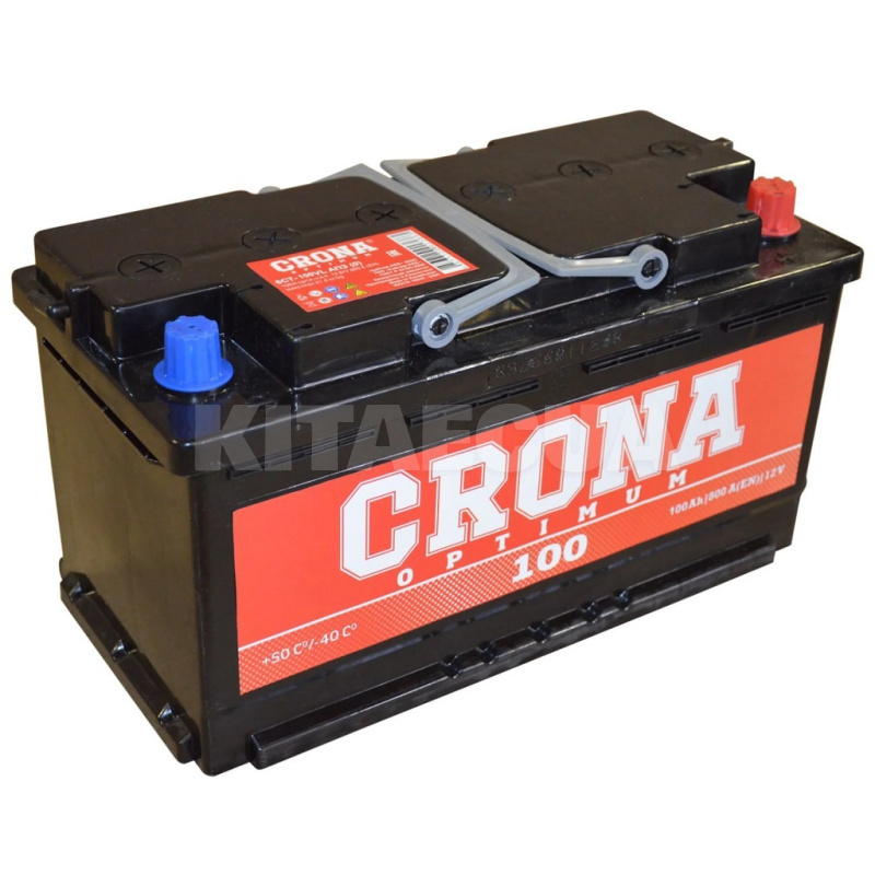 Аккумулятор автомобильный 100Ач 800А "+" справа CRONA (600 73 04)