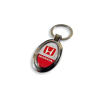 Брелок для ключів метал "Honda" Овал KING