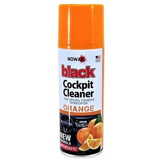 Полироль для пластика "апельсин" 200мл Orange Black Cockpit Cleaner NOWAX