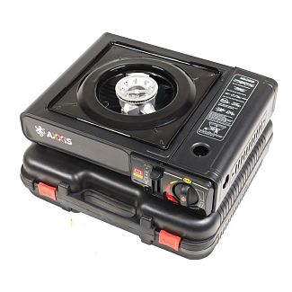 Портативна газова плита з пєзопідпалом AXXIS