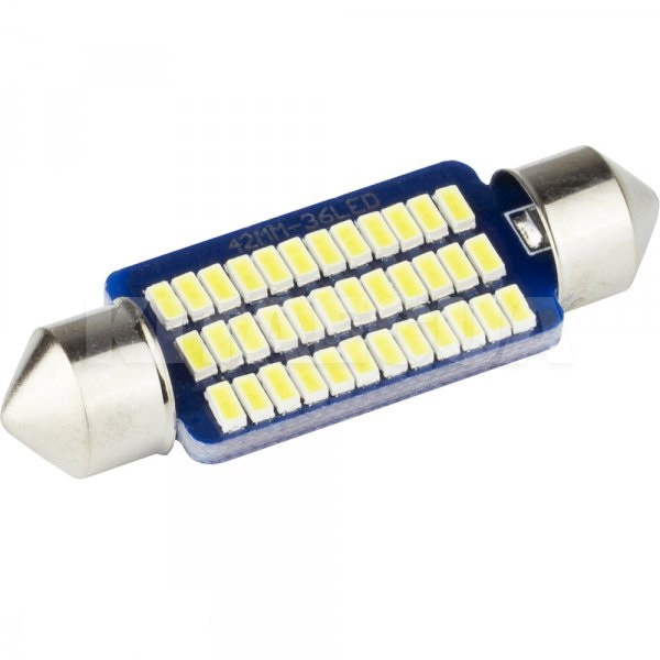 LED лампа для авто T11 C5W 1.65W 6000K DriveX (DR-00000627)