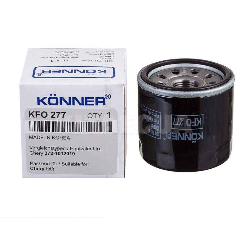 Фільтр масляний KONNER на CHERY QQ (372-1012010)