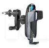 Держатель атомобильный с беспроводной зарядкой с зажимом BASEUS (WXHW02-01)