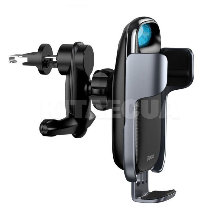 Держатель атомобильный с беспроводной зарядкой с зажимом BASEUS (WXHW02-01) - 3