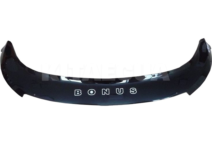 Дефлектор капота (мухобойка) на Chery Bonus 3 (2013-н.в) VT-52 (VT52/CR12)