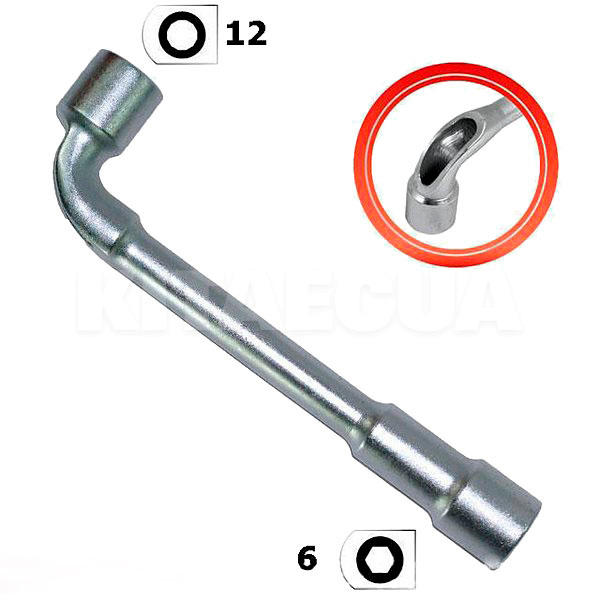 Ключ торцевой L-образный 10 мм TOLSEN (15089) - 2