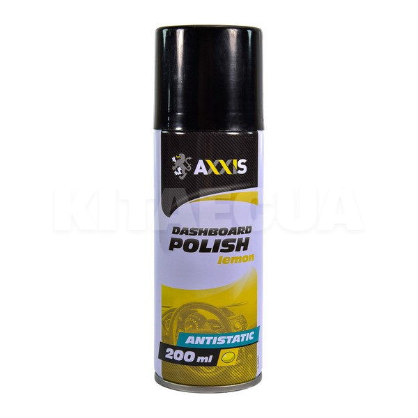 Полироль для пластика "лимон" 200мл Dashboard Polish AXXIS (D-0005C)