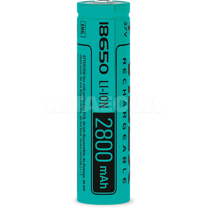 Аккумулятор 2800 mAh цилиндрическая литий-ионная 3,7 В 18650 (1 шт.) VIDEX (18650/2800/1B)