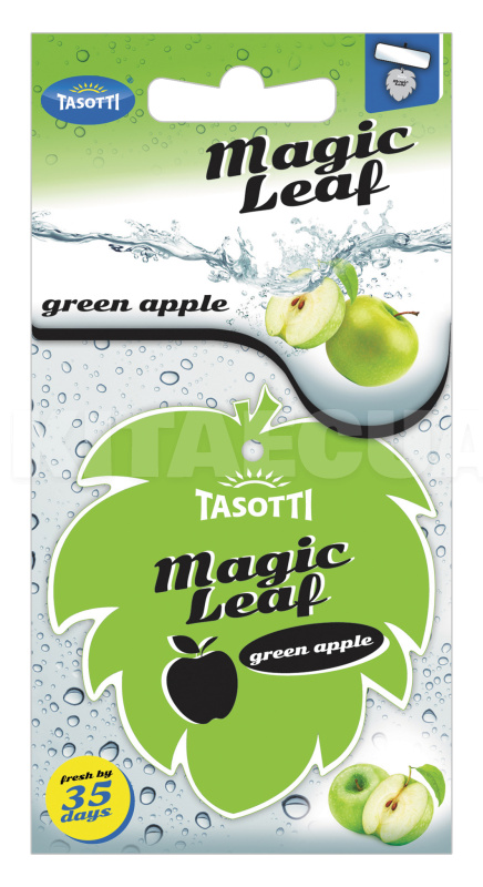 Ароматизатор cухой листик "зелёное яблоко" Magic Leaf Green Apple TASOTTI (113245)