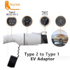 Переходник Feyree 7.4 кВт 32А 1-фаза Type 2 - Type 1 с замком FEYREE (P-T2T1L)