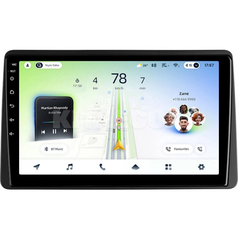 Штатная магнитола CC4L 4+64 Gb 10" Renault Duster HM 2 2020-2024 (F1) Teyes (72426)