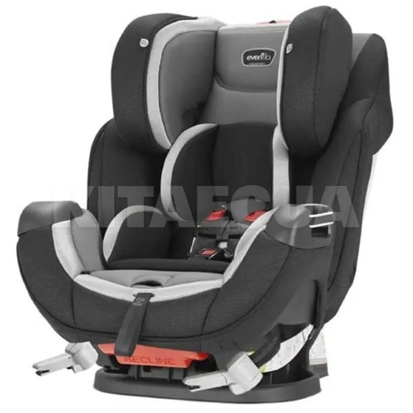 Автокресло детское Symphony ELITE/DLX Ashland gray 2.2-49.8 кг Evenflo (181) - 7