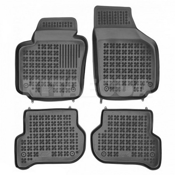 Резиновые коврики в салон Skoda Yeti (2009-2017) (4шт) 200106 REZAW-PLAST (30540)