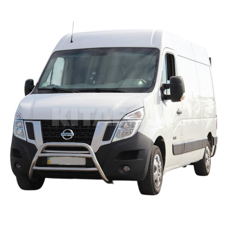 Кенгурятник WT018 Opel Movano 2010-2021 нержавеющая сталь CAN (dd15008) - 4