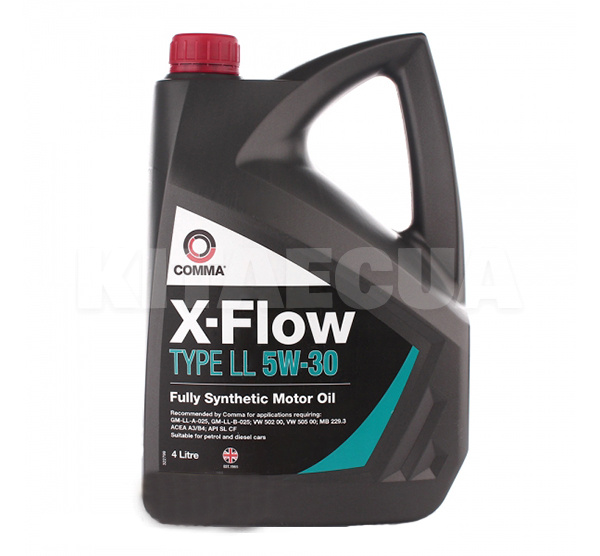 Масло моторне синтетичне 4л 5W-30 X-FLOW LL COMMA (C5C748)