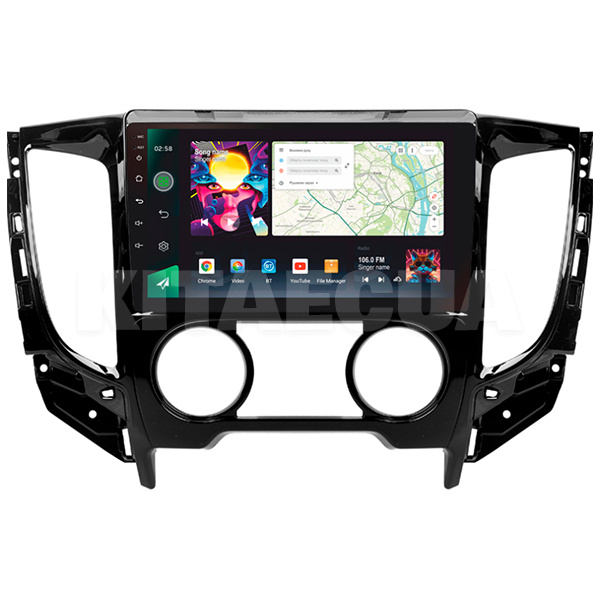 Штатная магнитола PRO 9464 4+64 Gb 9" Mitsubishi L200 5 2015-2019 SIGMA4car (39815)