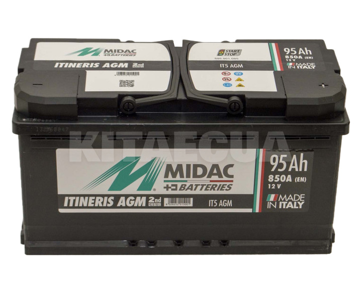 Аккумулятор автомобильный 95Ач 850А "+" справа MIDAC (595.901.095) - 2