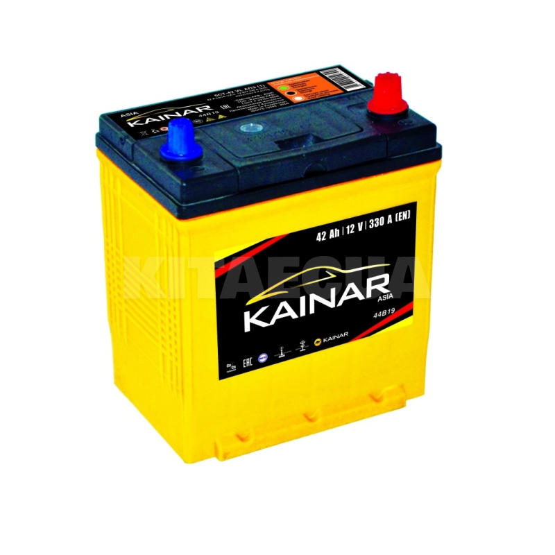Аккумулятор автомобильный 42Ач 330А "+" справа KAINAR (542 79 04)