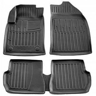 3D килимки в салон Ford Fusion (2002-2012) UNV03 кліпси Stingray