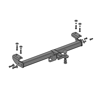 Фаркоп знімний Toyota RAV4 (2000-2005) під американський квадрат Автопроставка