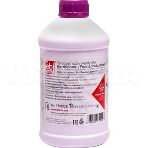 Антифриз фиолетовый 1л G12+ -35ºС FEBI (172009)