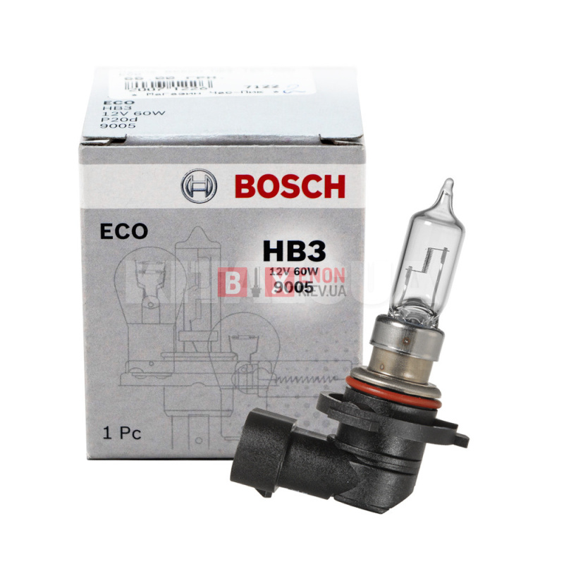 Галогеновая лампа HB3 12V 60W Eco Bosch (BO 1987302807) - 3