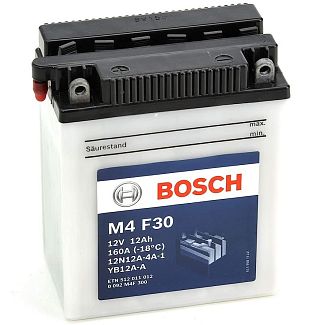 Акумулятор автомобільний M4 F30 12Ач 120А "+" зліва Bosch