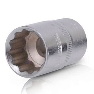 Головка торцевая 12-гранная 19 мм 1/2" 38 мм Intertool