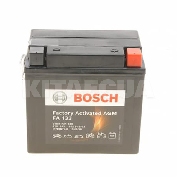 Мото аккумулятор FA 133 8Ач 110А "+" справа Bosch (0 986 FA1 330)