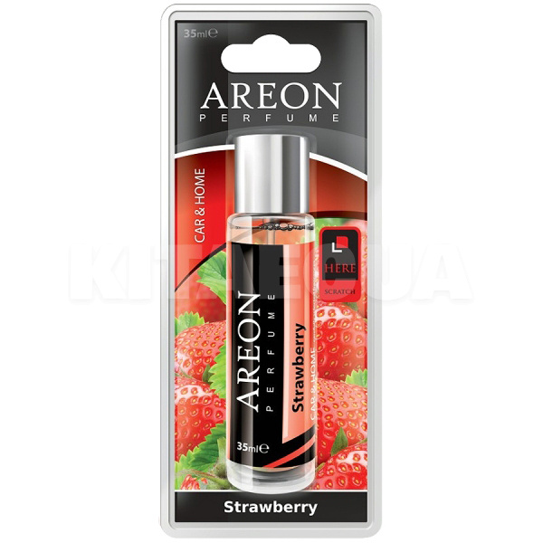 Ароматизатор "полуниця" 35мл Parfume SPREY Strawberry з платівкою AREON (APC08)