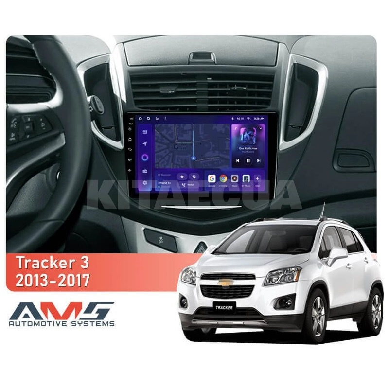 Штатна магнітола MOSS M3 4+32 ГБ 9" Chevrolet Tracker 3 2013-2017 (F1) AMS (49830) - 2
