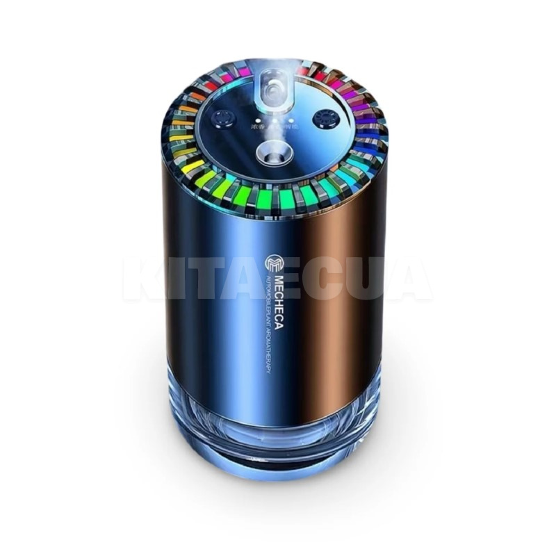 Аромадифузор автомобільний "одеколон" автоматичний з підсвічуванням (синій) RGB 50мл Mecheca (00000070107)