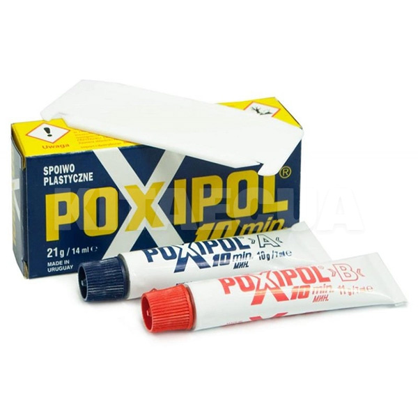 Клей двокомпонентний епоксидний синя етикетка 14мл POXIPOL (81056)