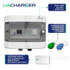 Зарядка для электромобиля 9.2 кВт 40А 1-фаза Type 1 (американское авто) 10м WALL RFID UACHARGER (CHC-WLRF220911-21-10)