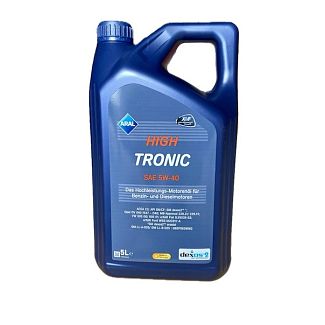 Масло моторное HighTronic 5W-40, 5л. Aral