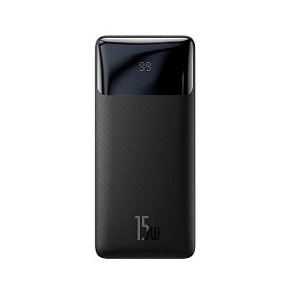 Повербанк Bipow Digital Display 10000mAh 15W чорний BASEUS