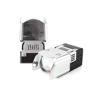 Мини BI LED линзы в фары MATRIX M3 1.7'' 24/52W 5500K AMS