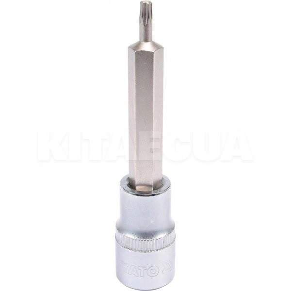 Головка торцева з насадкою 100 мм 1/2“ Torx T20 YATO (YT-04320)