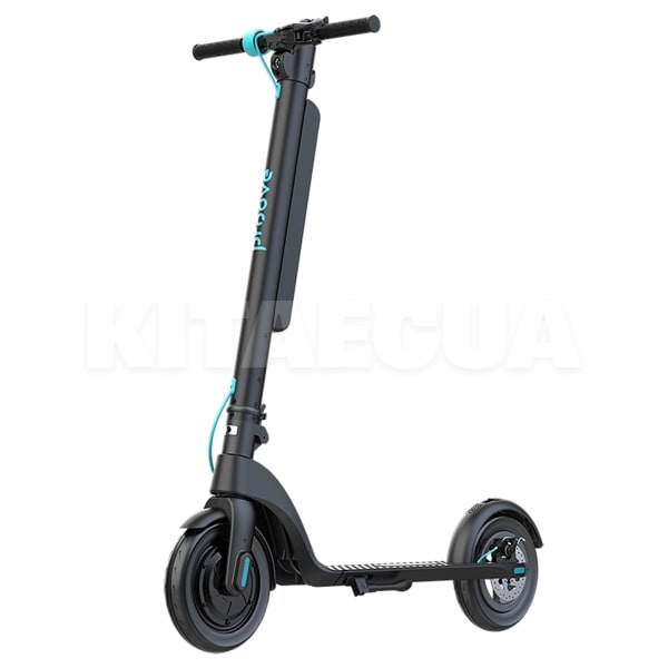 Електросамокат X-City Pro 40 Км 350 Вт чорно/блакитний PROOVE (28087)