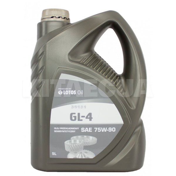 Масло трансмиссионное полусинтетическое 5л 75W-90 SEMISYNTHETIC GEAR OIL LOTOS (WK-K500D90-0HA)