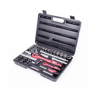 Набор инструментов профессиональный 1/2" & 1/4" 72 предмета Cr-V Intertool