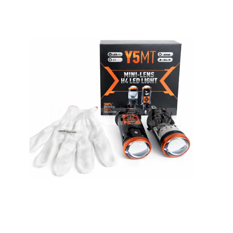 BI-LED линзы в фары Y5MT H4 12V 55/65W (компл.) StarLight (00-00021831) - 4