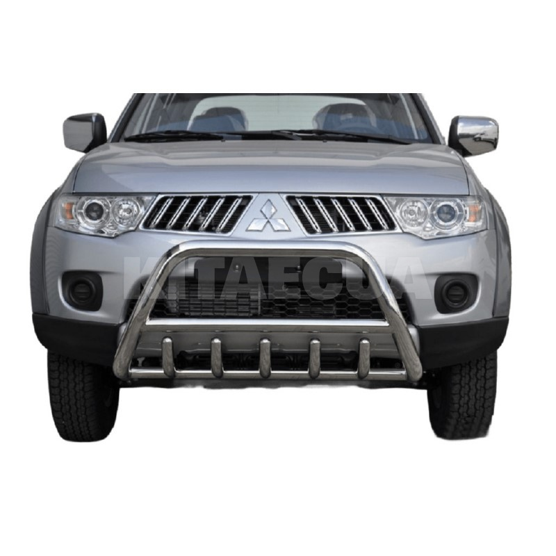 Кенгурятник WT003 Mitsubishi L200 2006-2015 нержавеющая сталь CAN (dug564623) - 2