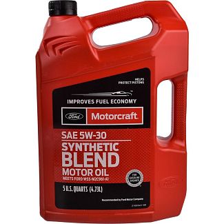 Масло моторное полусинтетическое 4.73л 5W-30 Motor OIL Motorcraft