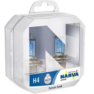 Галогенна лампа H4 60/55W 12V RANGE Power White комплект NARVA