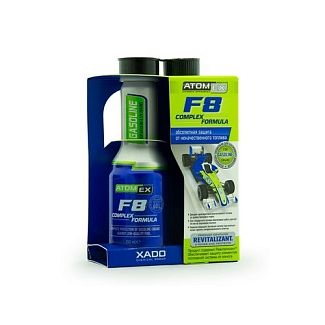 Комплексная присадка в бензин 250мл Atomex F8 Complex Formula XADO